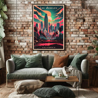 Los Angeles Skyline Poster