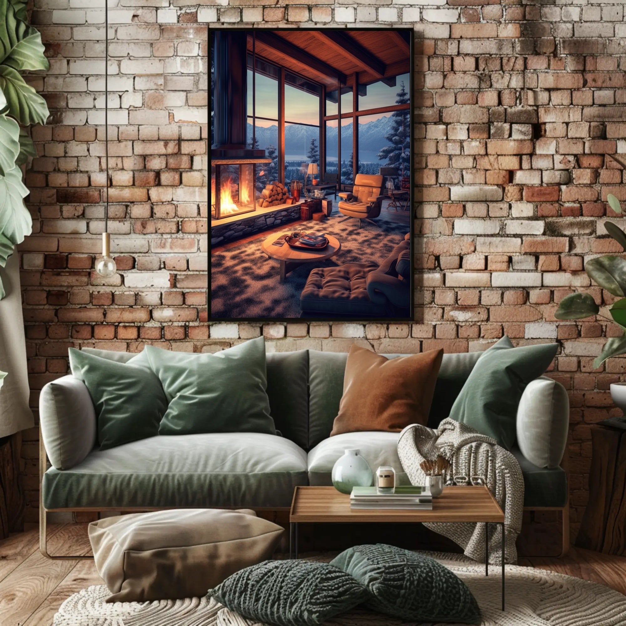 Cozy Winter Retreat Poster