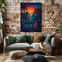 Guam Jewel of the Pacific Poster