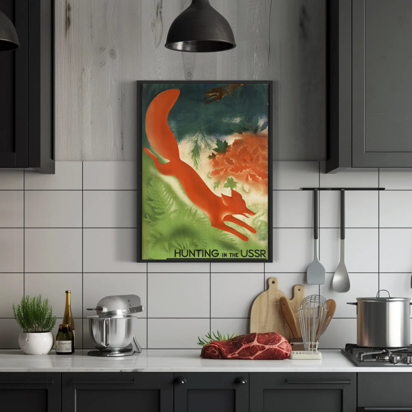 Hunting in the USSR Poster