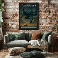 Vought F4U Corsair Poster