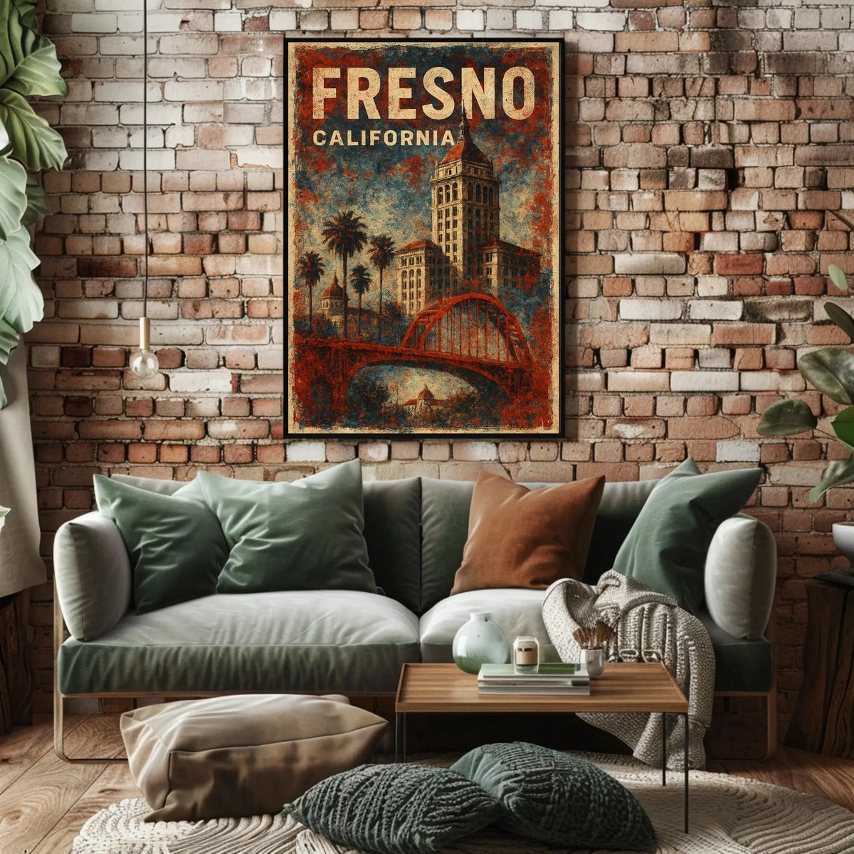 Fresno, California Poster