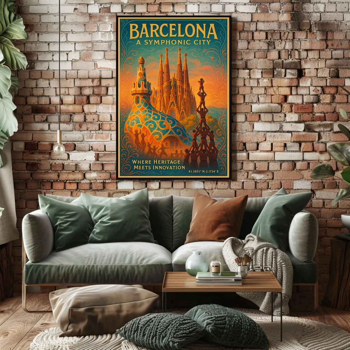 Barcelona A Symphonic City Poster