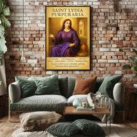 Saint Lydia Purpuraria Poster PosterGoat