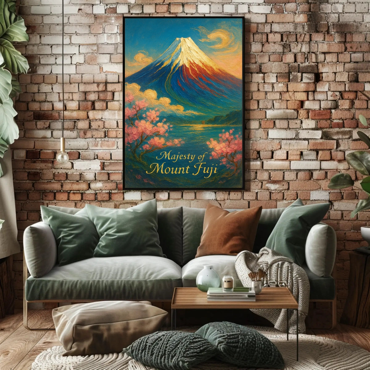 Majesty of Mount Fuji Poster