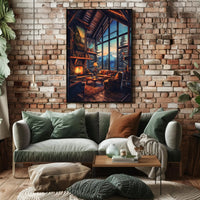 Cozy Mountain Retreat Poster