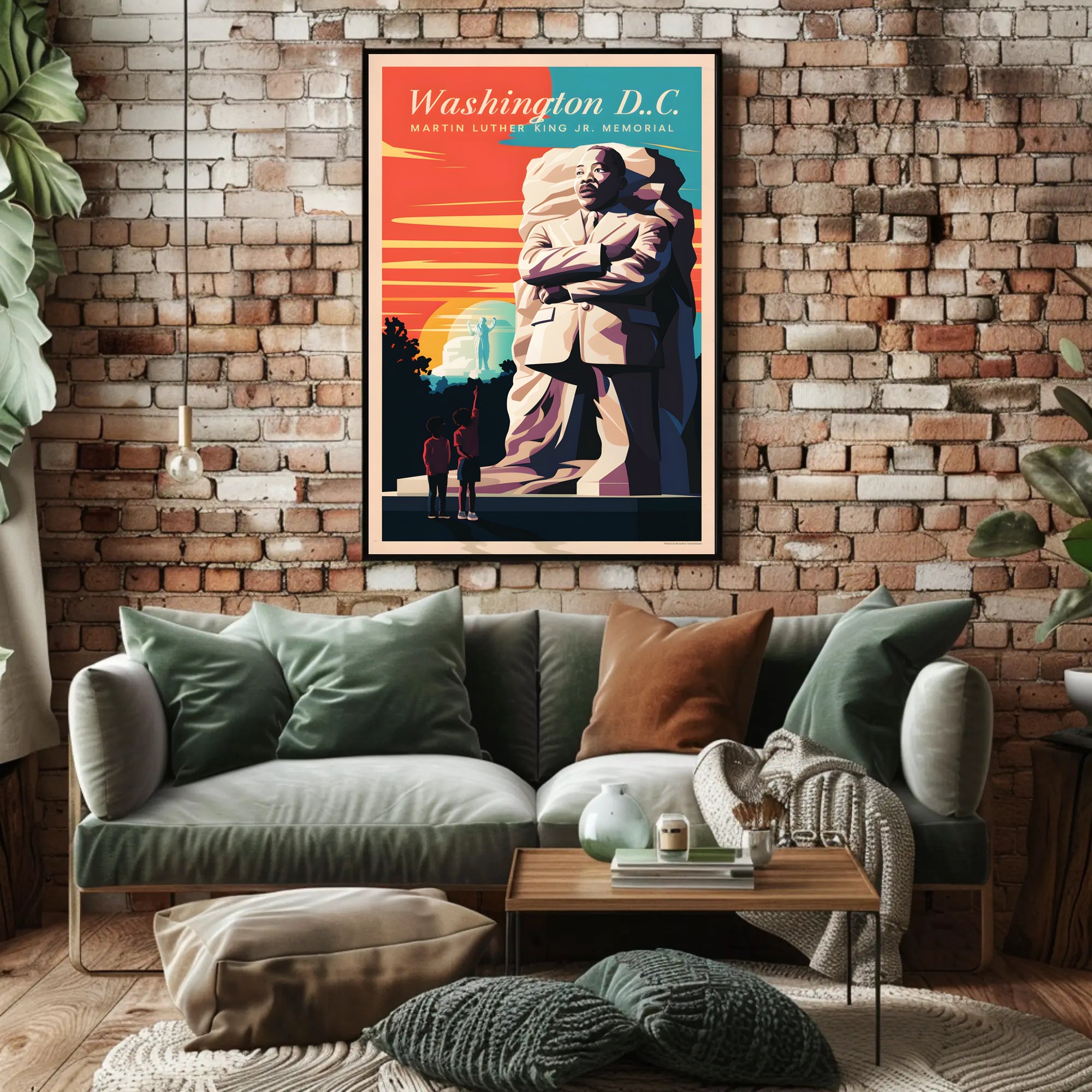 Washington D.C. Martin Luther King Jr. Memorial Poster