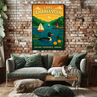 Lake Charlevoix A Jewel In Northern Poster