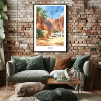 Picturesque Sinai Desert Scene: Travel Poster PosterGoat