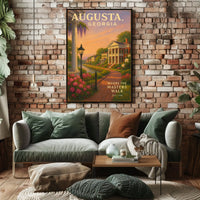 Augusta, Georgia Where the Masters Walk Poster