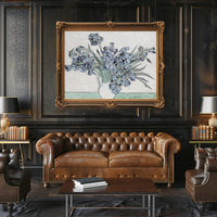 Irises in a Vase Poster