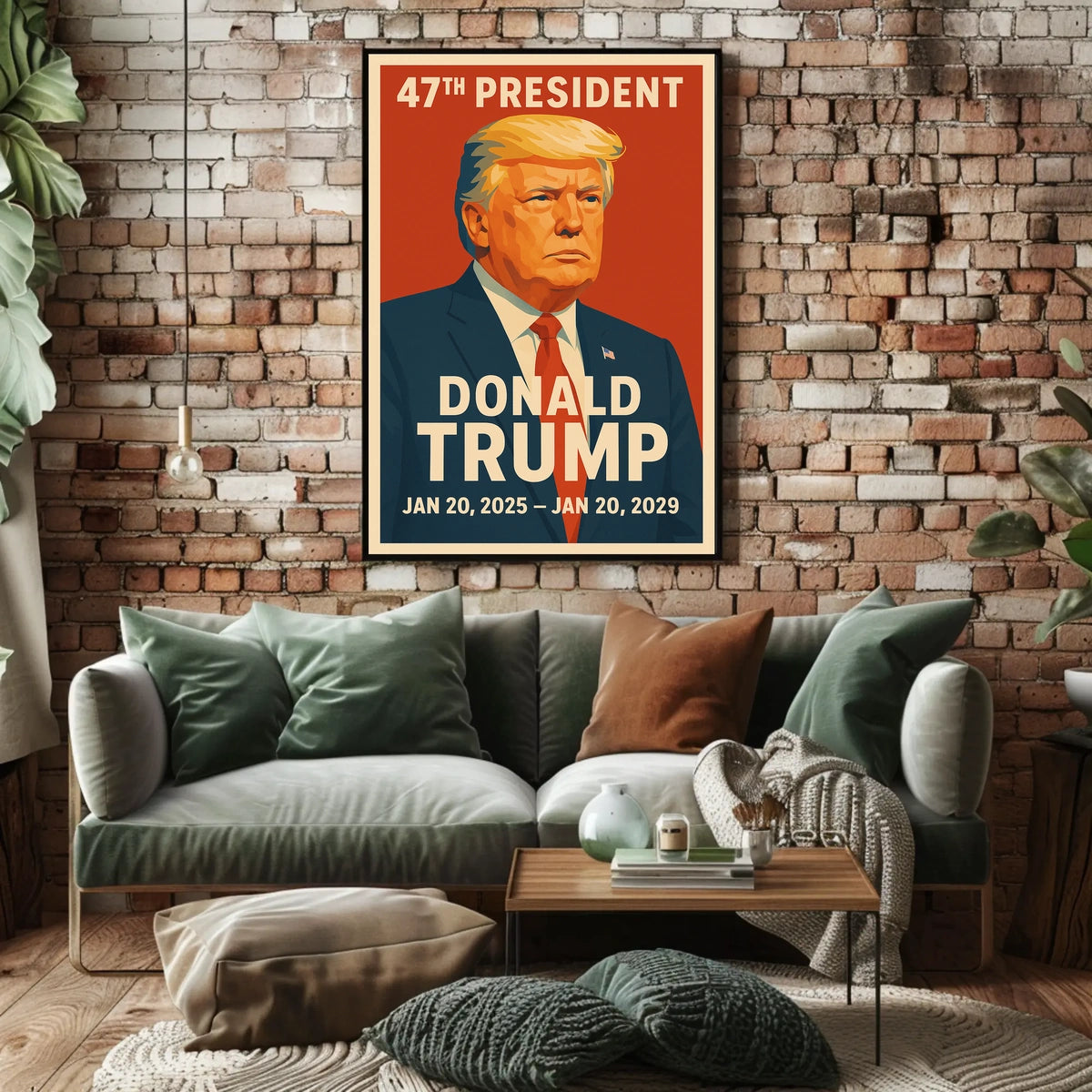 Trump 47Th President Patriotic Poster