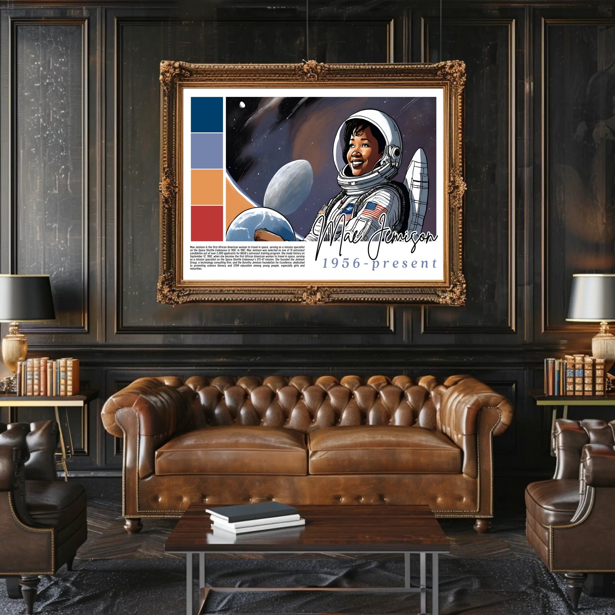 Mae Jemison: A Trailblazer in Space Poster