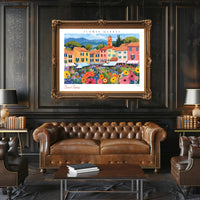 Saint Tropez Flower Market Poster PosterGoat