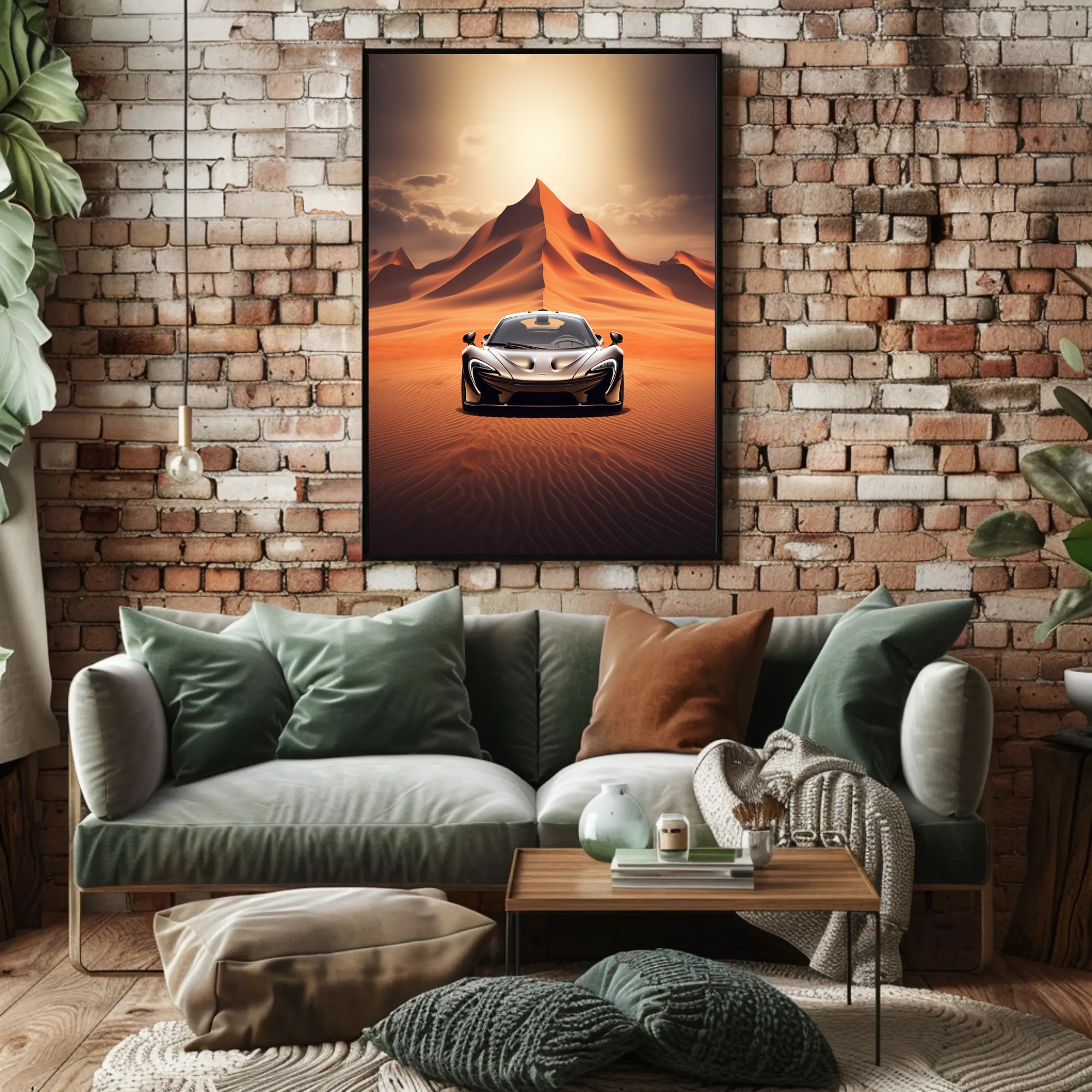 Speed in the Sands Poster PosterGoat