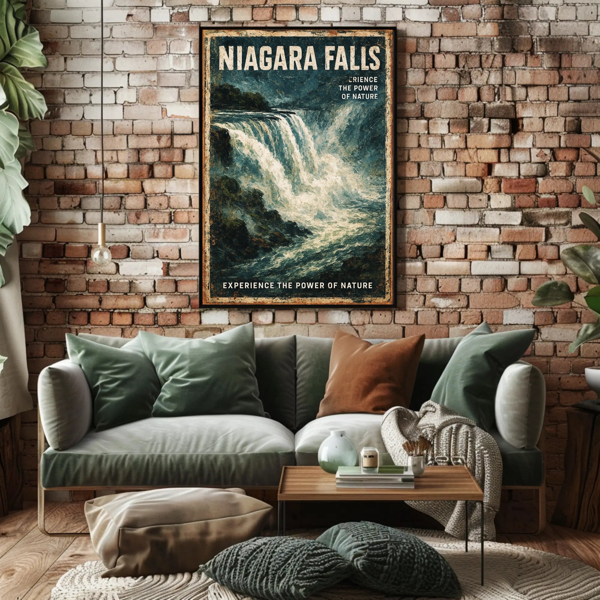 Niagara Falls The Power of Nature Poster PosterGoat