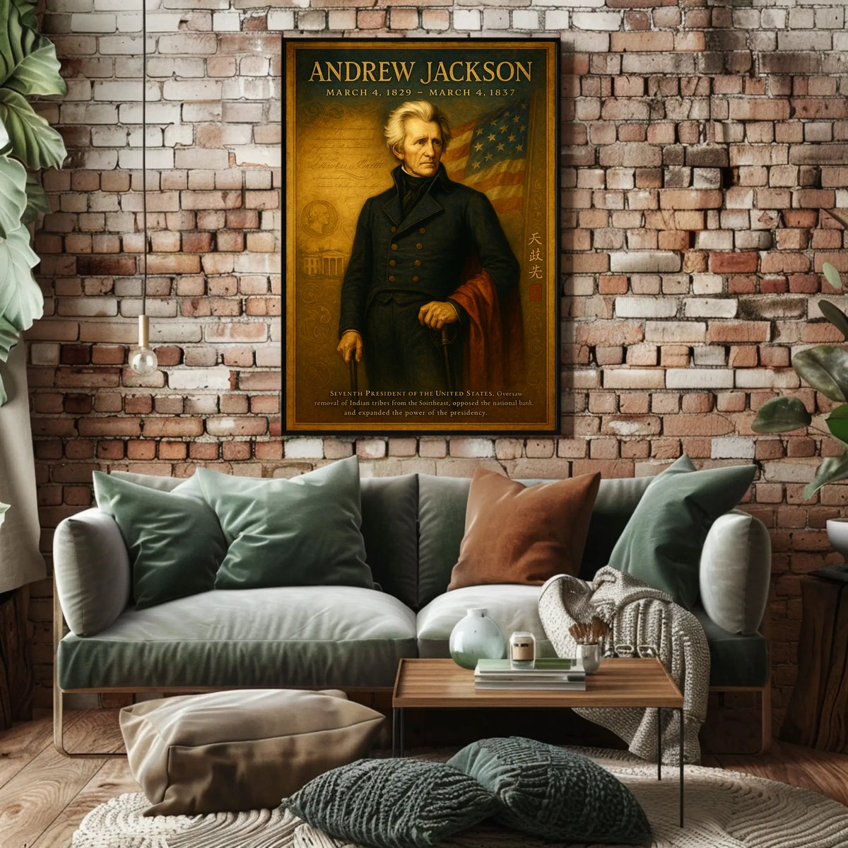 Andrew Jackson 7th President Poster