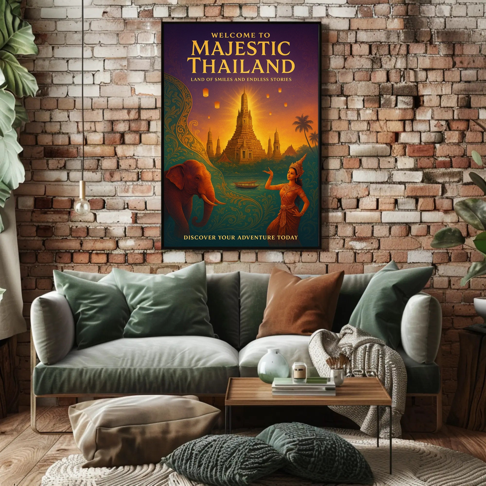 Majestic Thailand Land Of Smiles Poster
