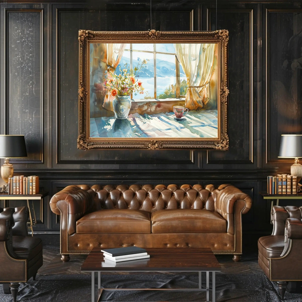 Morning Serenity by the Window Poster