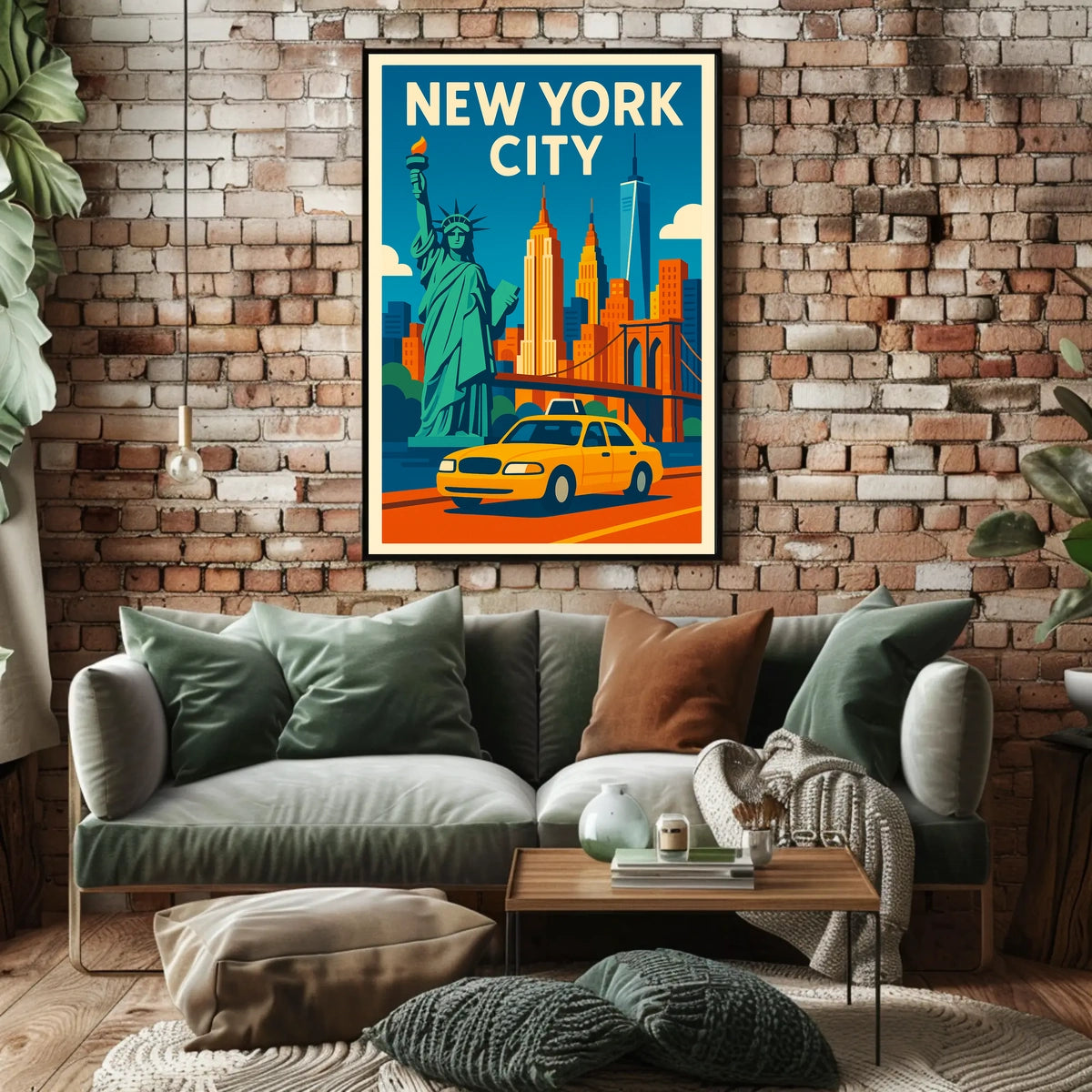 New York City Poster Iconic Skyline For City Lovers
