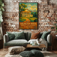 Arlington House Robert E. Lee Memorial Poster