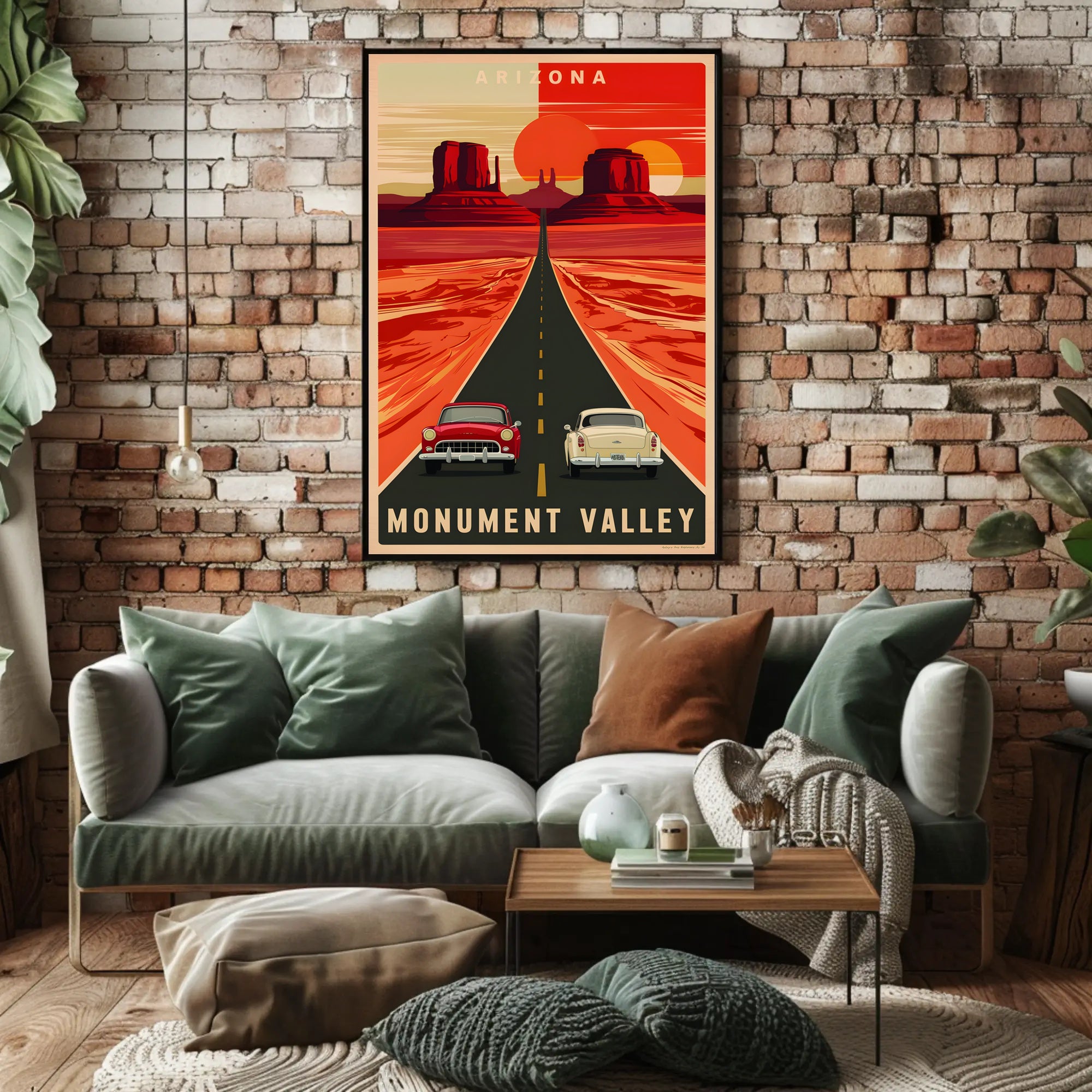 Monument Valley Road Trip Poster