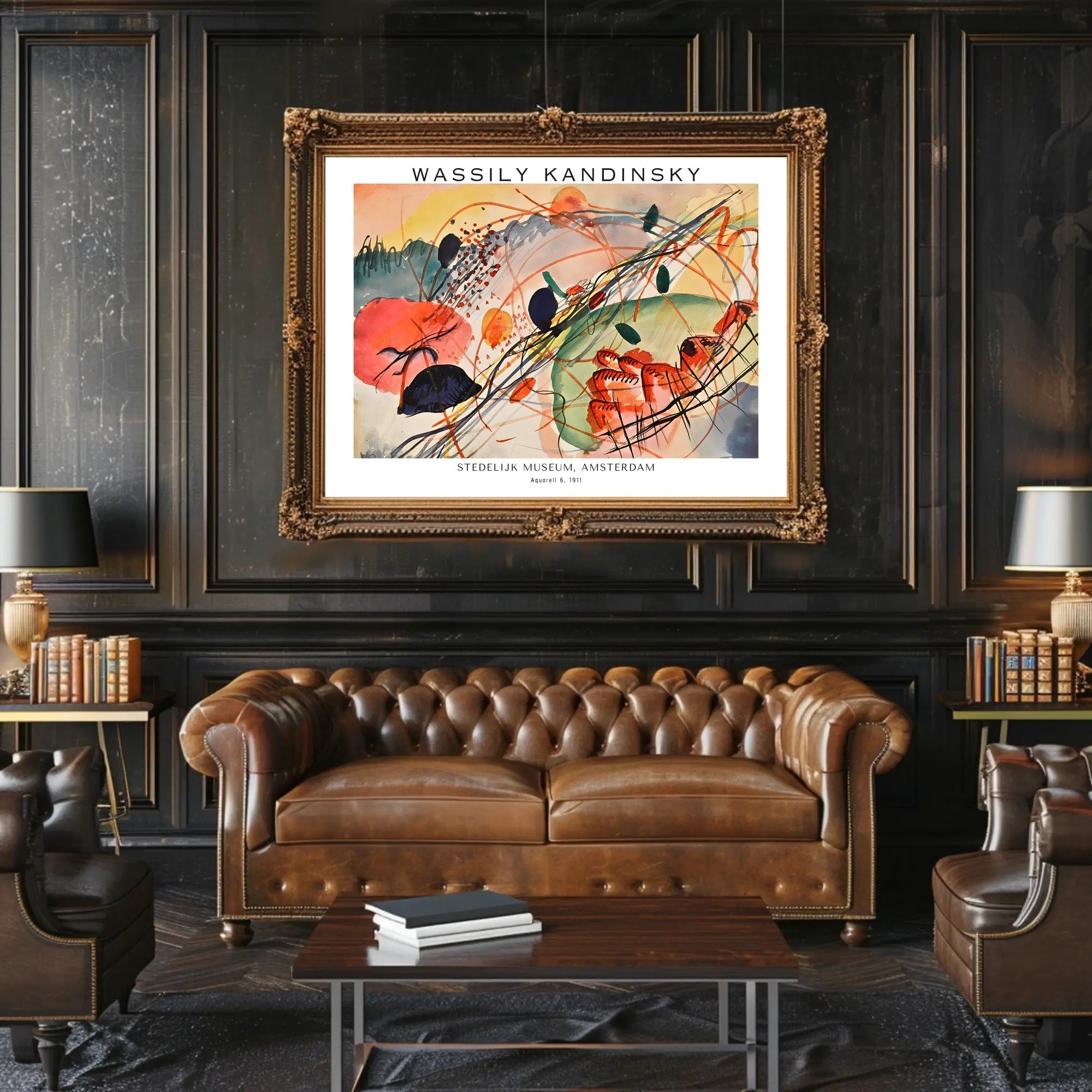 Wassily Kandinsky Aquarell 6 1911 Poster