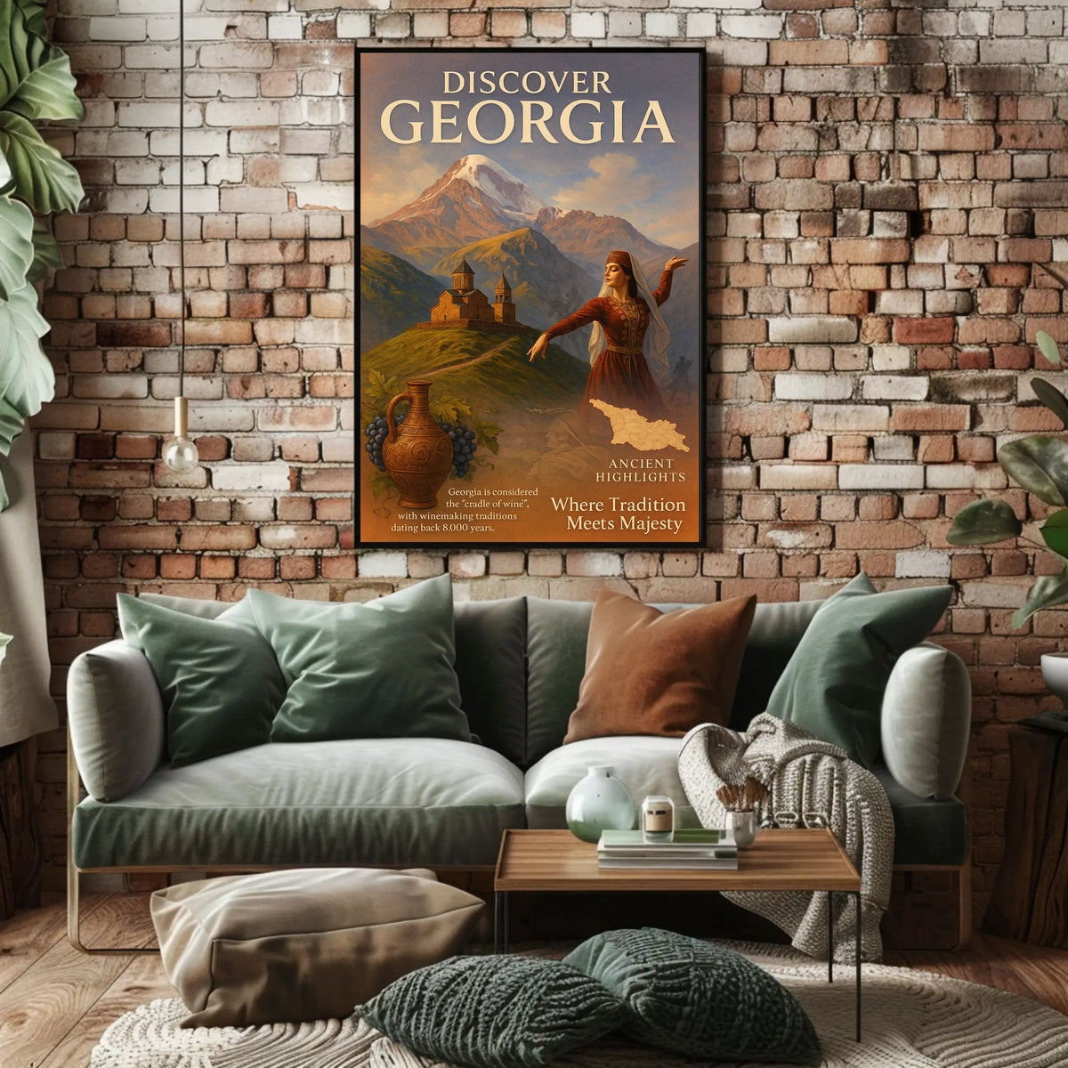 Discover Georgia Where Tradition Meets Poster