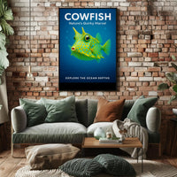 Cowfish Nature's Quirky Marvel Poster PosterGoat