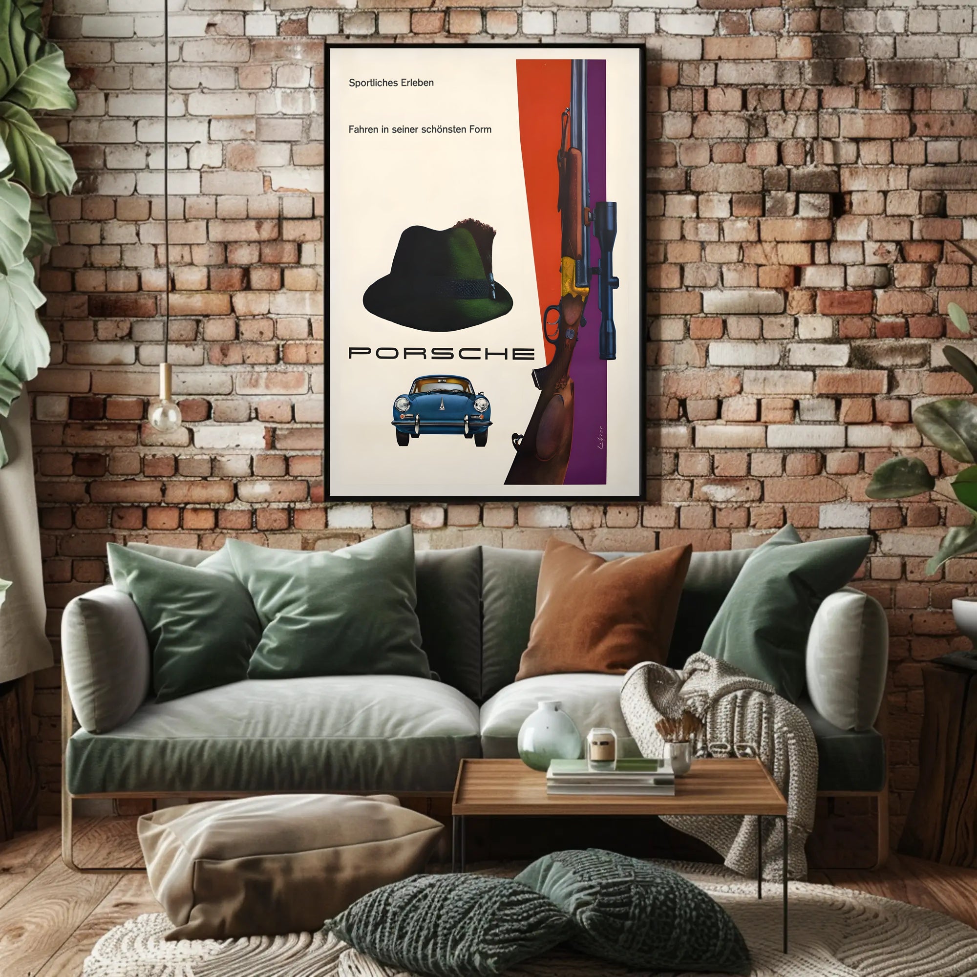 Sportliches Erleben mit Porsche Poster