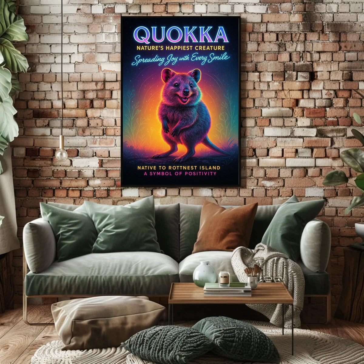 Quokka Natures Happiest Creature Poster