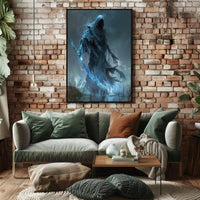 Spectral Reaper Fantasy Illustration Wall Decor Fantasy Poster PosterGoat