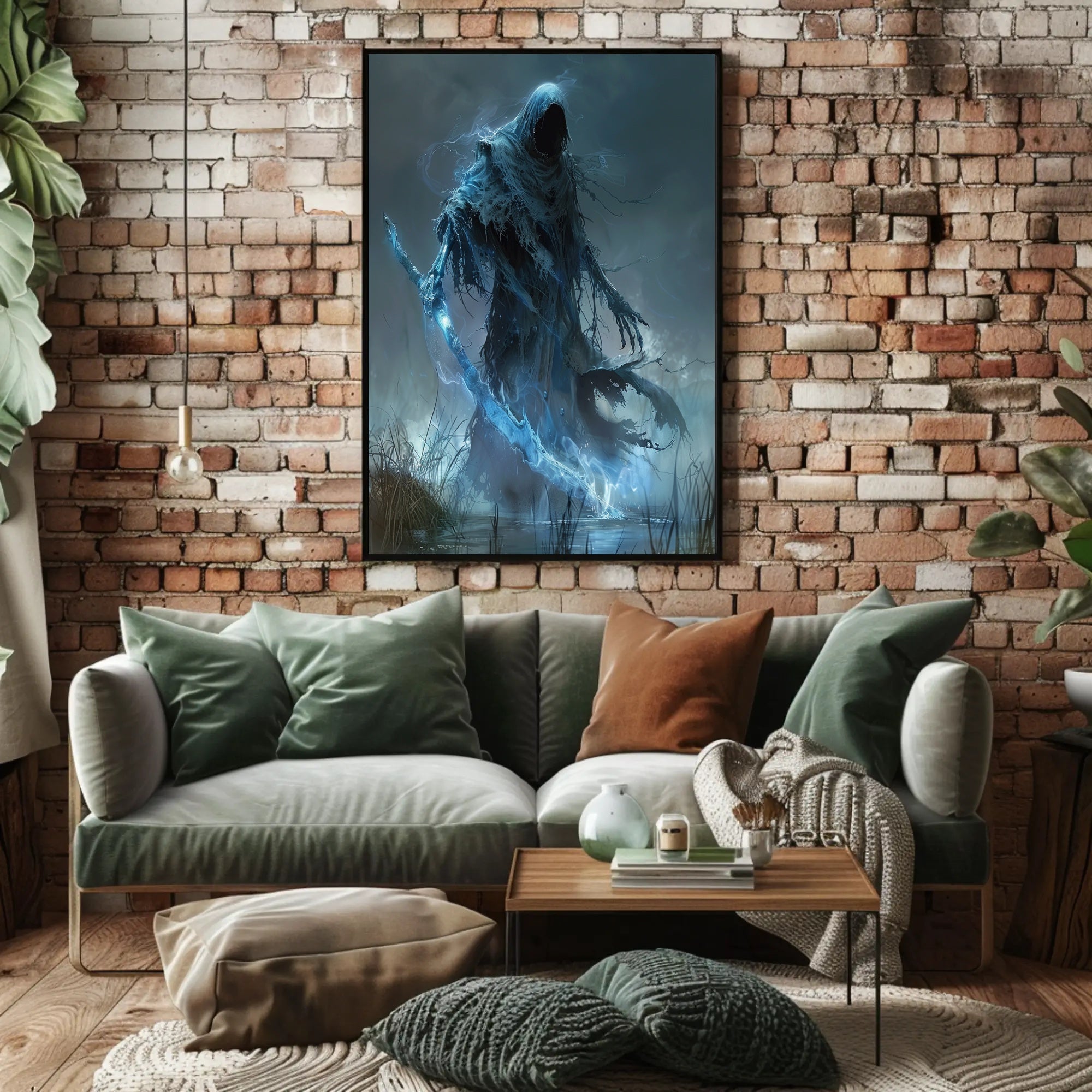 Spectral Reaper Fantasy Illustration Wall Decor Fantasy Poster PosterGoat