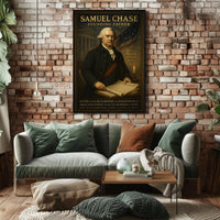 Samuel Chase Vintage Patriotic Historical or Presidential Poster PosterGoat