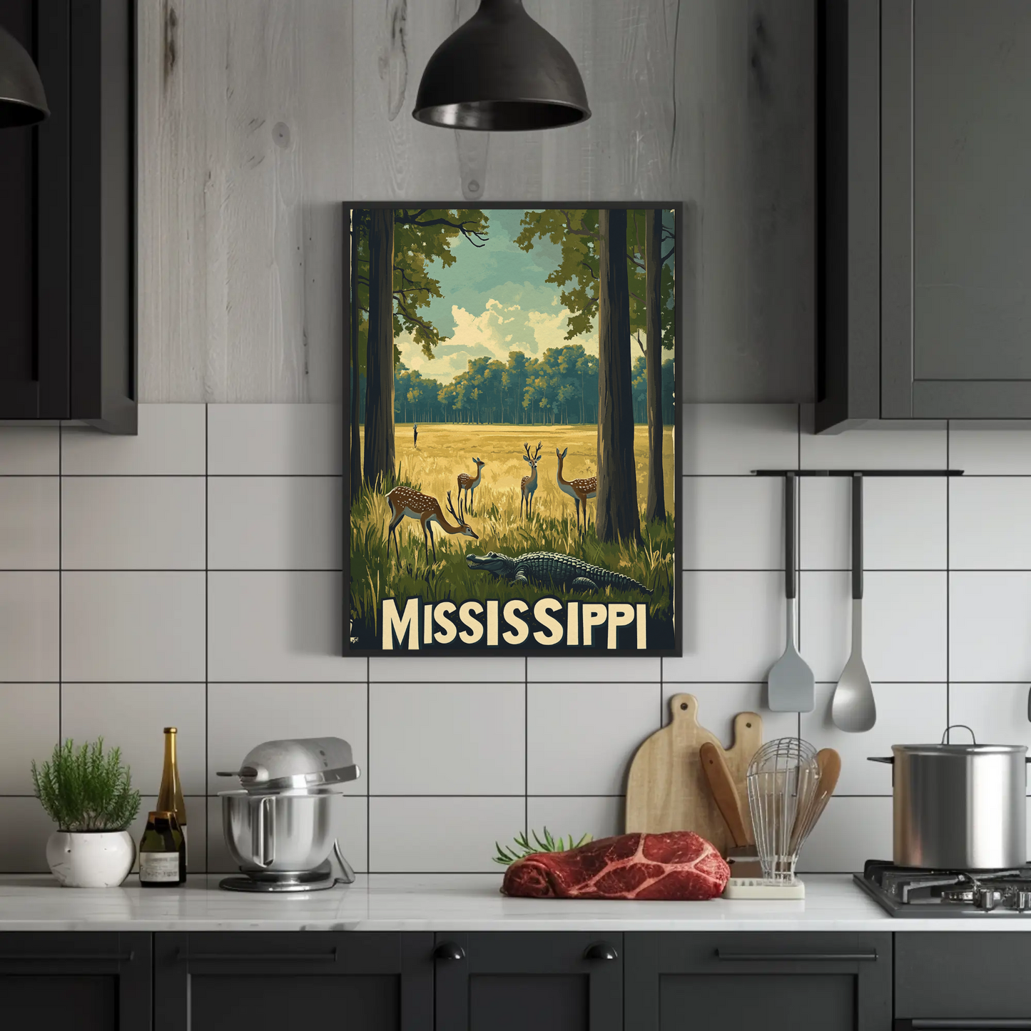 Mississippi Nature and Wildlife Poster