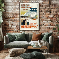 Unity on the Home Front WWII Poster