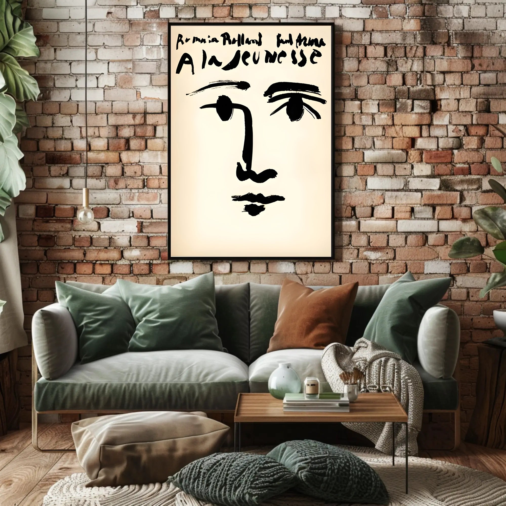 A La Jeunesse Poster Scenic Vintage Travel Print