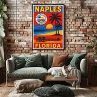 Welcome to Naples, Florida Poster PosterGoat