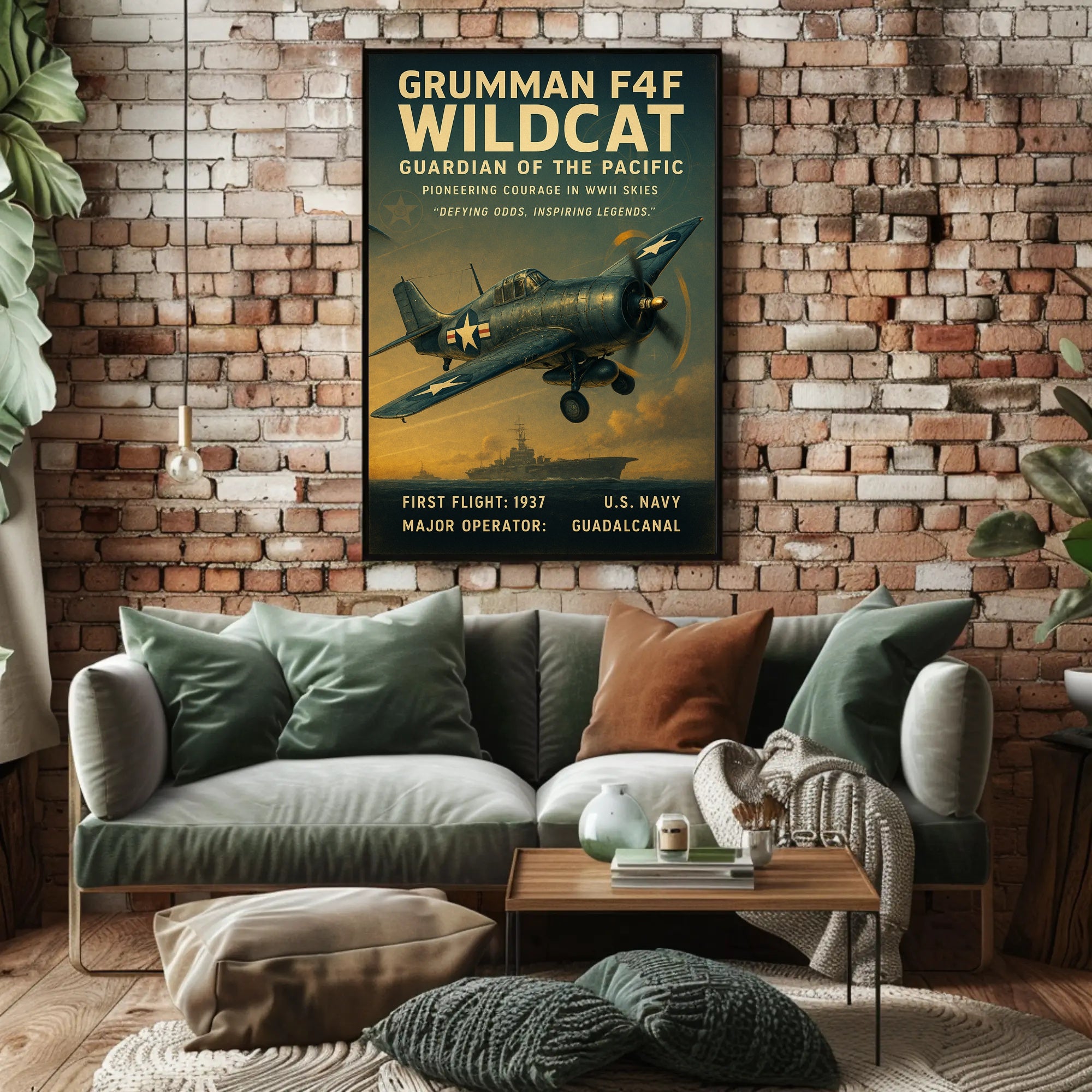 Grumman F4F Wildcat Poster