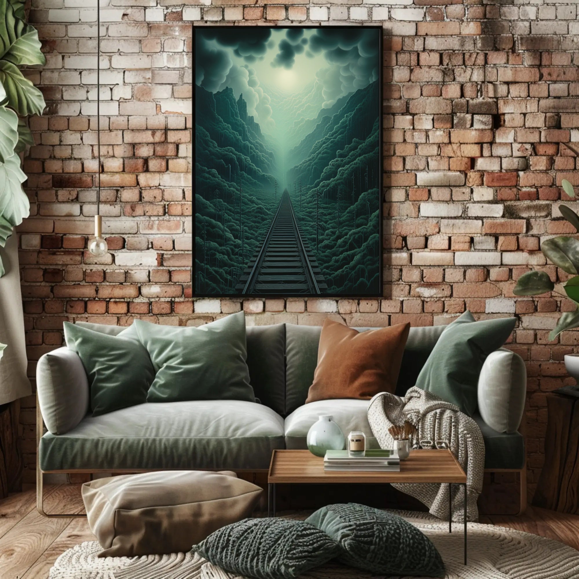 Journey Through The Misty Mountains Poster