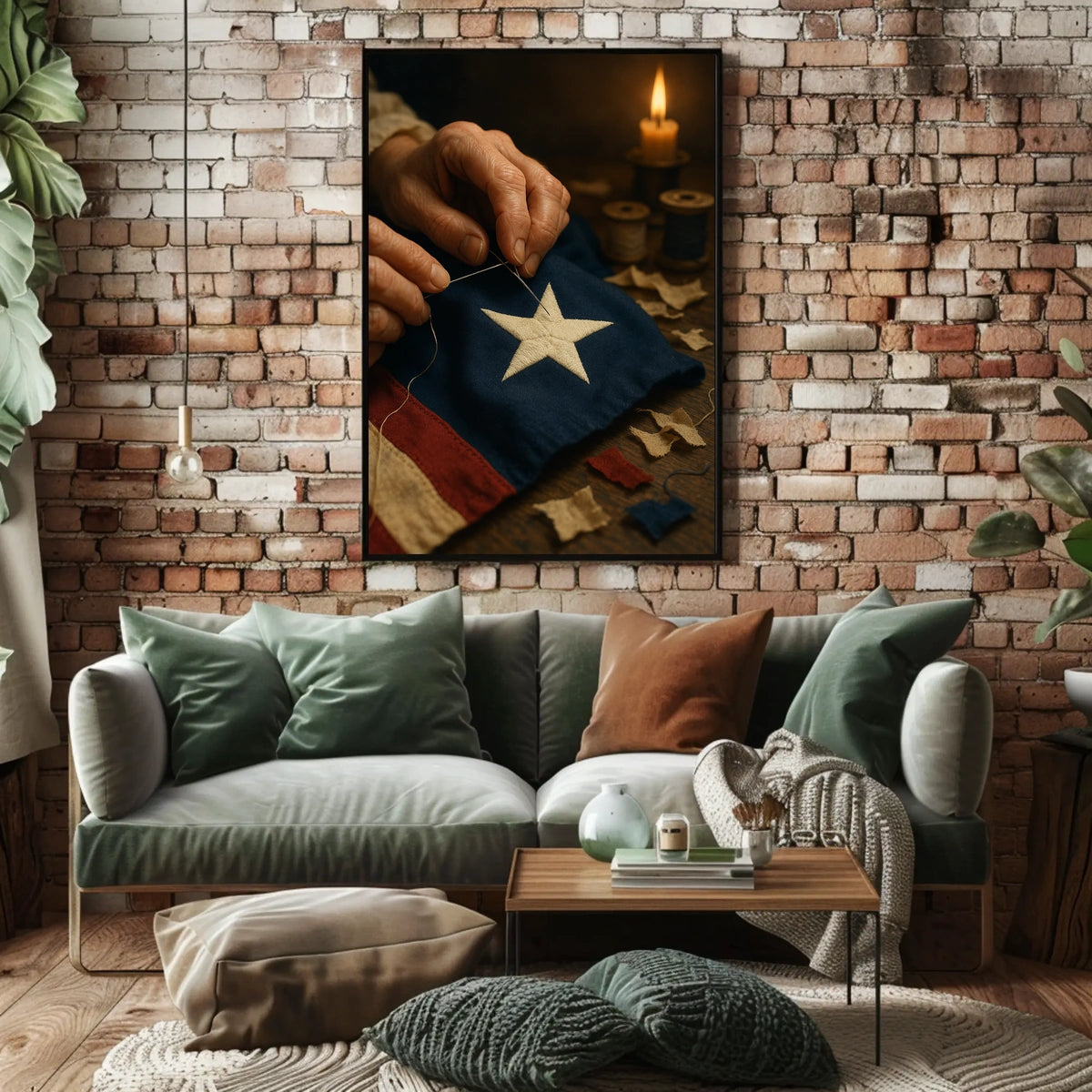 Crafting the Stars and Stripes Poster