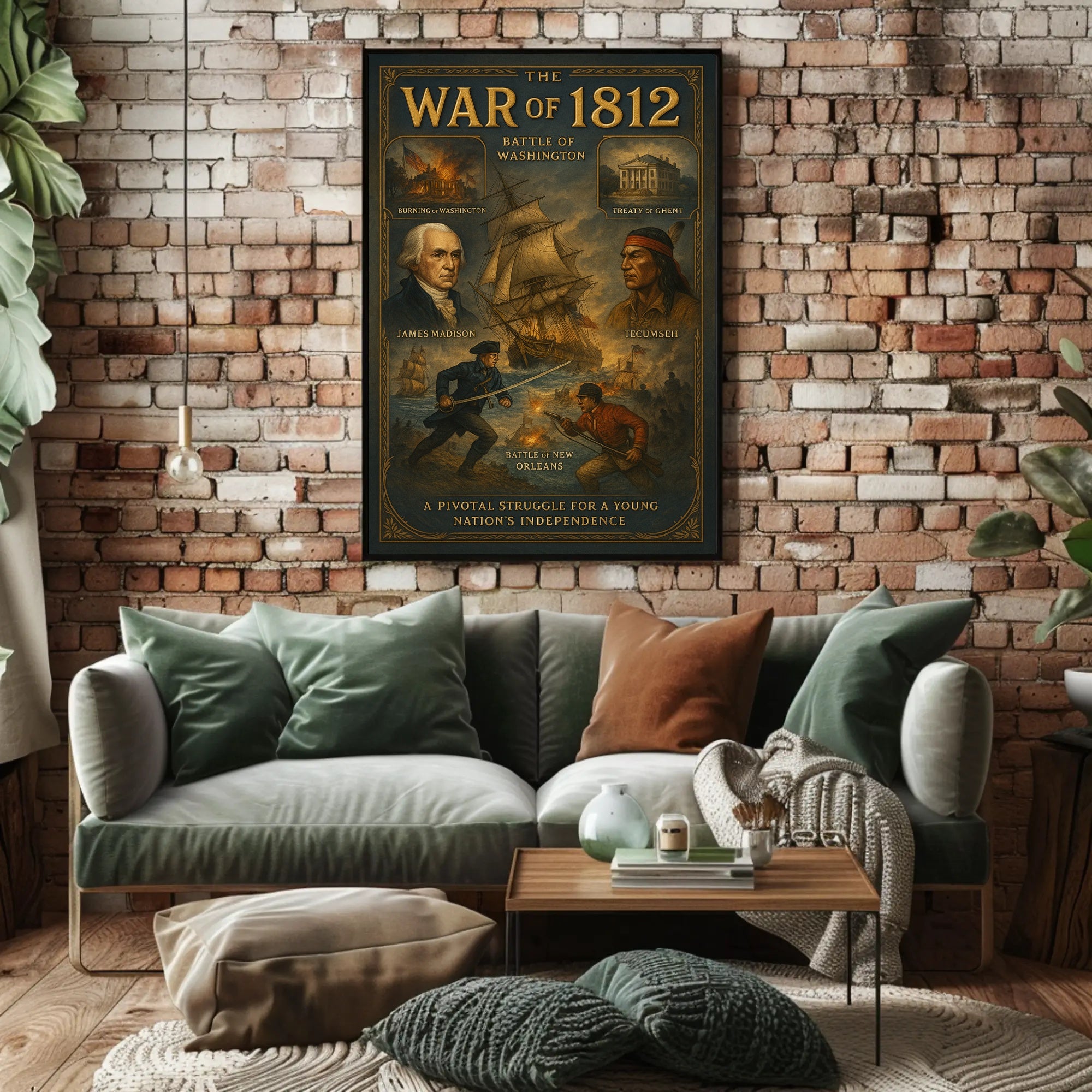 James Madison War of 1812 Poster PosterGoat