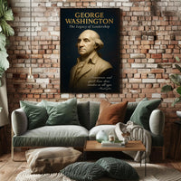 George Washington Legacy Leadership Poster PosterGoat