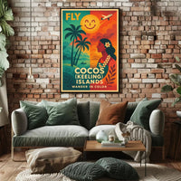 Tropical Adventure Travel Poster PosterGoat