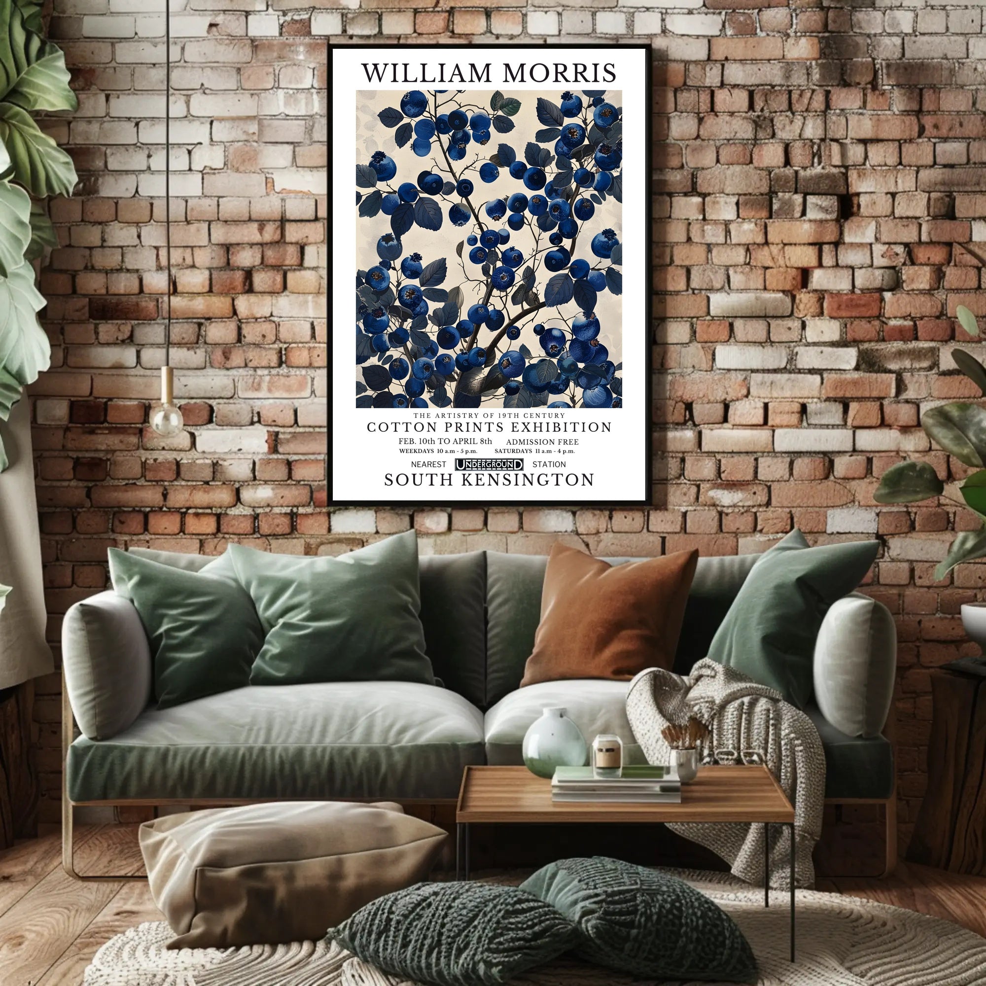 William Morris Cotton Prints Wall Art Poster