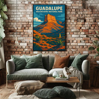 Guadalupe Mountains National Park Scenic Wanderlust Poster