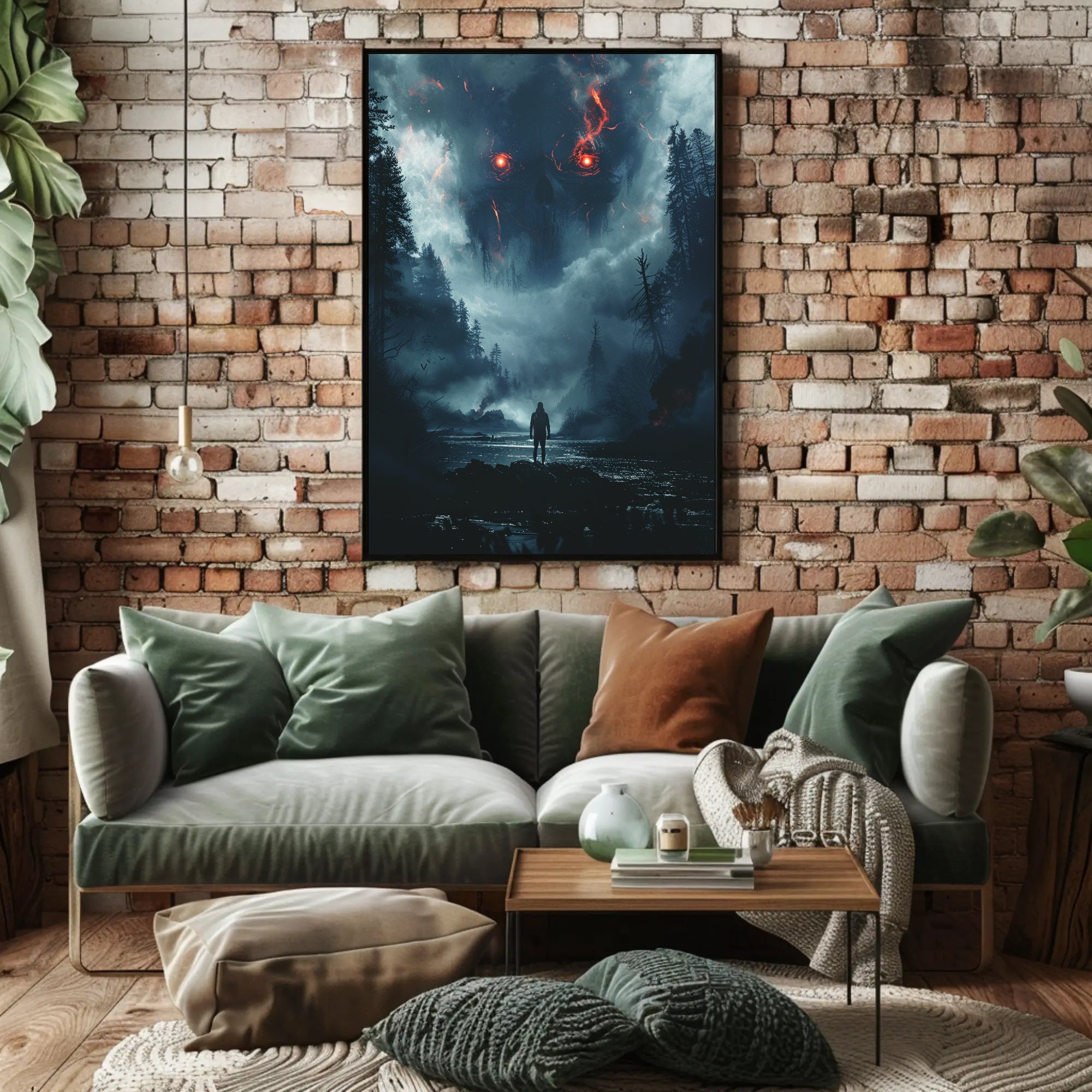 Aurora Borealis Lighthouse Dreamscape Night Sky Poster PosterGoat