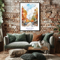 Autumn in Raleigh Poster PosterGoat