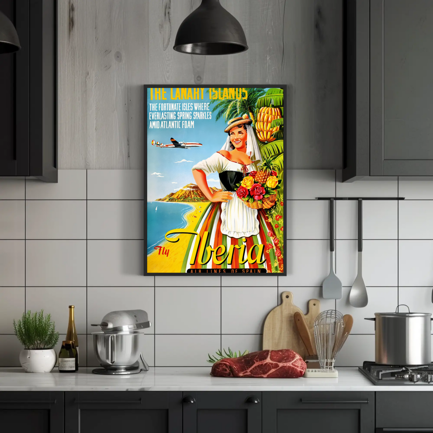 Canary Islands Travel Poster