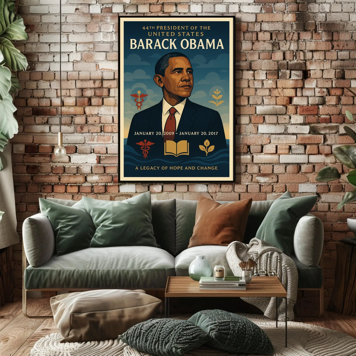 Obama 44th President Historical and Presidential Poster